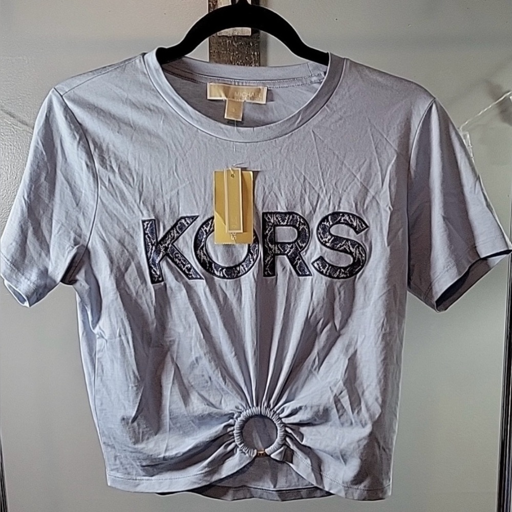 Kors Cropped Ring T Shirt